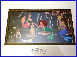Little Mermaid (1989) Production pan cel setup Disney animation Ariel art movie