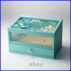 Little Mermaid Ariel Collection Case Jewelry Box Disney Green from Japan New