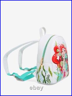 Little Mermaid Ariel Floral mini backpack withWallet Danielle Nicole BN withtags