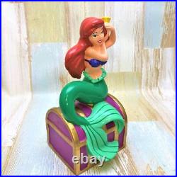 Little Mermaid Ariel Pottery Figure Piggy Bank Disney Sea