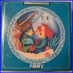 Little Mermaid Ariel Sebastian Relief Plate 3D Disney Animated Classics 1989