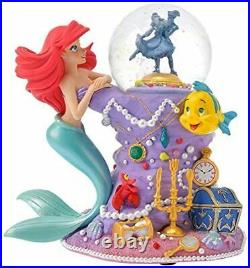 Little Mermaid Ariel Snow Globe Figure 30th Anniv Limited music box Disney Store