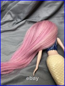 Little Mermaid Ariel's Sister Caspia Human Hair Reroot OOAK Designer doll LE Little Mermaid Ariel's Sister Caspia Human Hair Reroot OOAK Designer doll LE