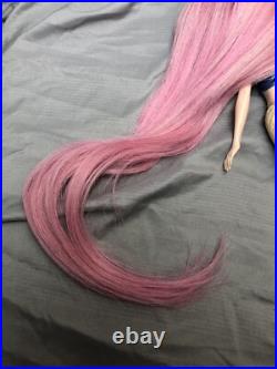 Little Mermaid Ariel's Sister Caspia Human Hair Reroot OOAK Designer doll LE Little Mermaid Ariel's Sister Caspia Human Hair Reroot OOAK Designer doll LE