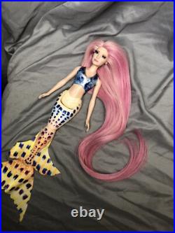 Little Mermaid Ariel's Sister Caspia Human Hair Reroot OOAK Designer doll LE Little Mermaid Ariel's Sister Caspia Human Hair Reroot OOAK Designer doll LE