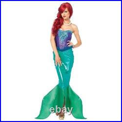 Little Mermaid Costume Adult Ariel Halloween Fancy Dress