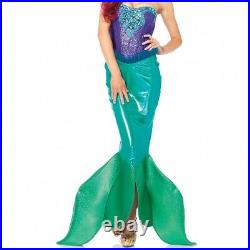 Little Mermaid Costume Adult Ariel Halloween Fancy Dress