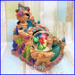 Little Mermaid The Ariel Sebastian Fountain Snow Globe Disneysea Disney Tds
