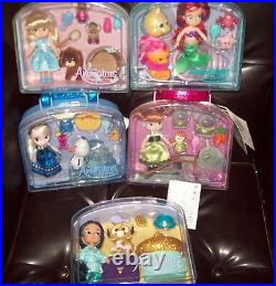 Lot Of 10 Disney Animator Mini Doll Sets All NIP LAST ONE
