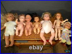 Lot Of 7 Mid SIze Dolls