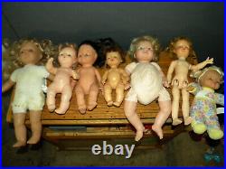 Lot Of 7 Mid SIze Dolls