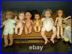 Lot Of 7 Mid SIze Dolls