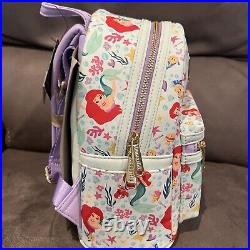 Loungefly Disney Little Mermaid AOP Mini Backpack Exclusive
