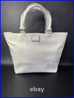 Loungefly Disney Little Mermaid Ariel Embroidered Tote Bag Purse & Wallet Loungefly Disney Little Mermaid Ariel Embroidered Tote Bag Purse & Wallet