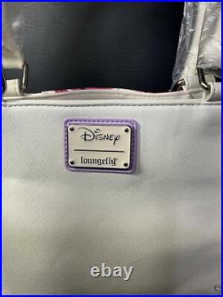 Loungefly Disney Little Mermaid Ariel Embroidered Tote Bag Purse & Wallet Loungefly Disney Little Mermaid Ariel Embroidered Tote Bag Purse & Wallet