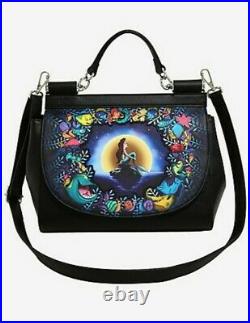 Loungefly Disney Little Mermaid Ariel Purse Satchel Crossbody Bag Handbag NEW