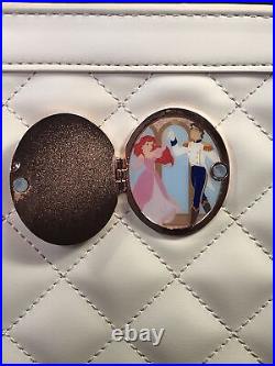 Loungefly Disney Little Mermaid Ariel Quilted Locket Satchel Handbag Purse