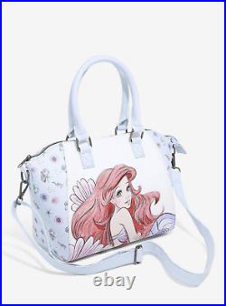Loungefly Disney Little Mermaid Ariel Seashells Sketch Satchel Bag Exclusive