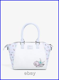Loungefly Disney Little Mermaid Ariel Seashells Sketch Satchel Bag Exclusive