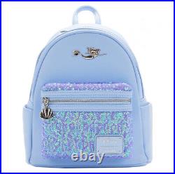 Loungefly Disney Little Mermaid Ariel Sequin Mini Backpack Exclusive