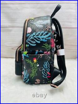 Loungefly Disney Little Mermaid Flounder Undersea Black Backpack Sebastian Ariel