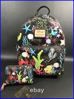 Loungefly Disney Little Mermaid Flounder Undersea Mini Backpack & Cardholder Loungefly Disney Little Mermaid Flounder Undersea Mini Backpack & Cardholder