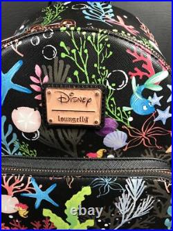 Loungefly Disney Little Mermaid Flounder Undersea Mini Backpack & Cardholder Loungefly Disney Little Mermaid Flounder Undersea Mini Backpack & Cardholder