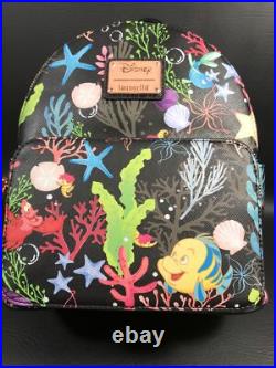 Loungefly Disney Little Mermaid Flounder Undersea Mini Backpack & Cardholder Loungefly Disney Little Mermaid Flounder Undersea Mini Backpack & Cardholder