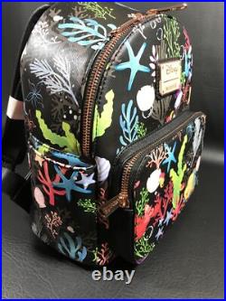 Loungefly Disney Little Mermaid Flounder Undersea Mini Backpack & Cardholder Loungefly Disney Little Mermaid Flounder Undersea Mini Backpack & Cardholder