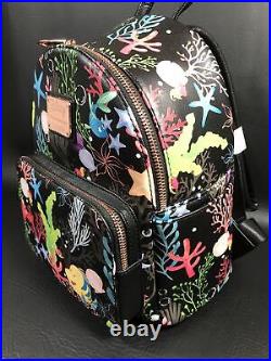 Loungefly Disney Little Mermaid Flounder Undersea Mini Backpack & Cardholder Loungefly Disney Little Mermaid Flounder Undersea Mini Backpack & Cardholder