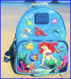 Loungefly Disney Little Mermaid UNDER THE SEA Mini Backpack NEW EXCLUSIVE