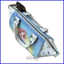 Loungefly Disney Princess Little Mermaid Satchel Bag sketch Ariel Moon Flounder