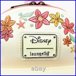 Loungefly Disney The Little Mermaid Ariel Floral Mini Backpack & Coin Cardholder