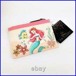 Loungefly Disney The Little Mermaid Ariel Floral Mini Backpack & Coin Cardholder