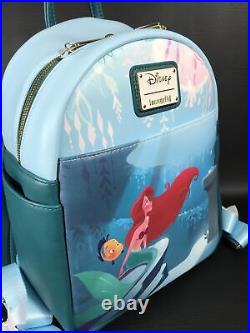 Loungefly Disney The Little Mermaid Ariel Grotto Mini Backpack & Cardholder