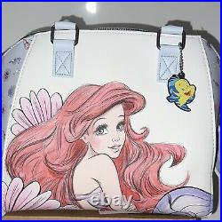 Loungefly Disney The Little Mermaid Ariel Watercolor Satchel Bag Disney Couture