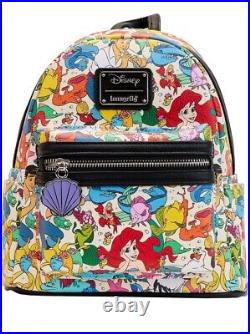 Loungefly Disney The Little Mermaid Ariel and Under Sea Friends Mini Backpack