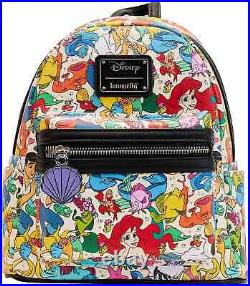 Loungefly Disney The Little Mermaid Ariel and Under Sea Friends Mini Backpack