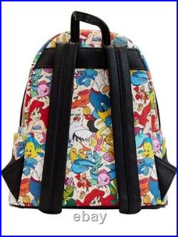 Loungefly Disney The Little Mermaid Ariel and Under Sea Friends Mini Backpack