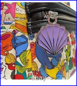 Loungefly Disney The Little Mermaid Ariel and Under Sea Friends Mini Backpack