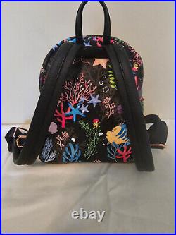 Loungefly Disney The Little Mermaid Flounder & Sebastian Undersea Mini Backpack