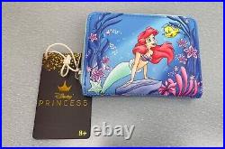 Loungefly Disney The Little Mermaid Under The Sea Mini Backpack & Wallet Set