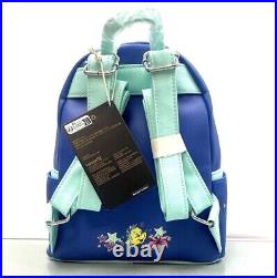 Loungefly Disney The Little Mermaid Under The Sea Mini Backpack & Wallet Set