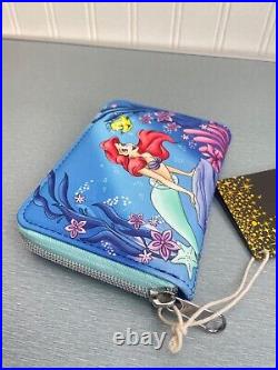 Loungefly Disney The Little Mermaid Under The Sea Mini Backpack & Wallet Set