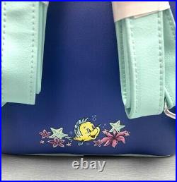 Loungefly Disney The Little Mermaid Under The Sea Mini Backpack & Wallet Set