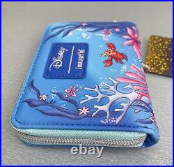 Loungefly Disney The Little Mermaid Under The Sea Mini Backpack & Wallet Set