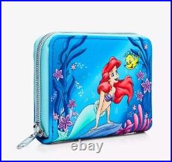 Loungefly Disney The Little Mermaid Under The Sea Mini Backpack & Wallet Set