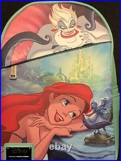 Loungefly Disneys The Little Mermaid Mini Backpack Pink a la Mode Exclusive DEC