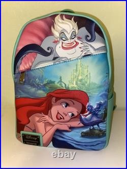 Loungefly Little Mermaid Ariel Ursula Backpack Disney Employee Center Exclusive