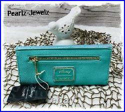 Loungefly Princess Little Mermaid Ariel Green Aqua Handbag Purse Tote & Wallet